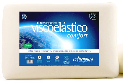  Travesseiros Viscoelastico Comfort